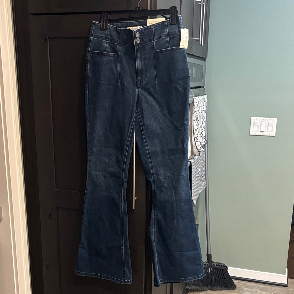 Maurices Dark Blue Flare Jeans